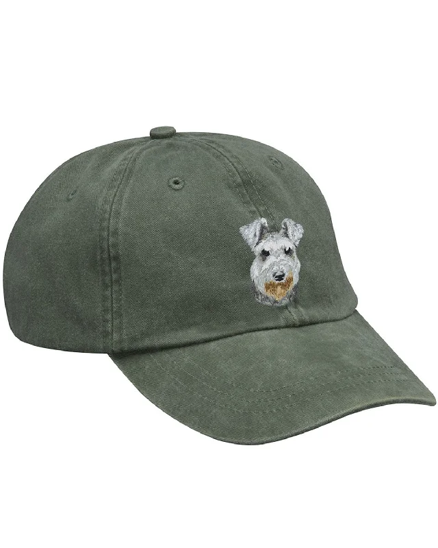 Miniature Schnauzer Embroidered Baseball Cap