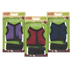 Living World Medium Harness and Lead Set - Assorted Colors - Medium