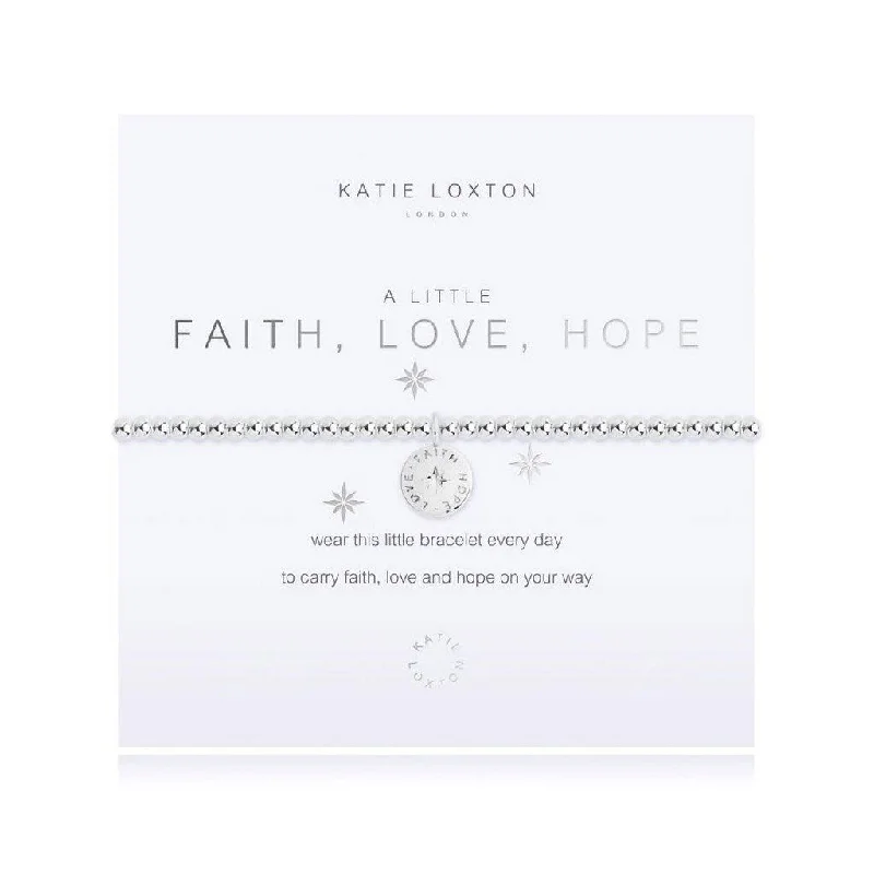 Katie Loxton : A Little Faith Love Hope Bracelet