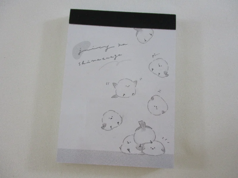 Cute Kawaii Kamio Birds Juicy na Shimaenaga Mini Notepad / Memo Pad - Stationery Designer Paper Collection