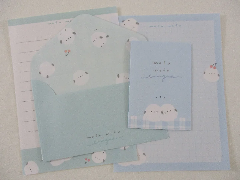 Cute Kawaii Q-Lia Bird mofu mofu Mini Letter Sets - Small Writing Note Envelope Set Stationery