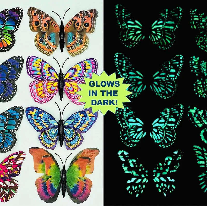 Flutter Gallery : Glow in the Dark Butterfly Magnet - Assorted 1 at random