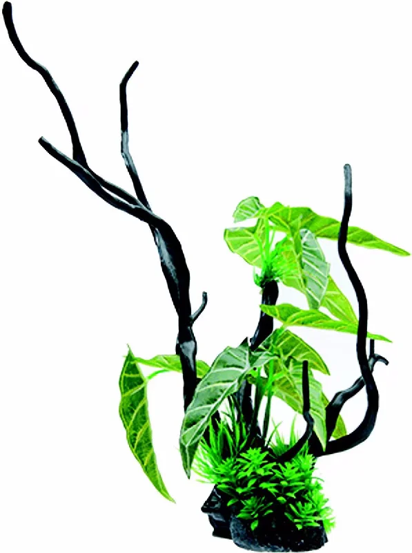 PENN PLAX DRIFTWOOD PLANT GREEN 15in