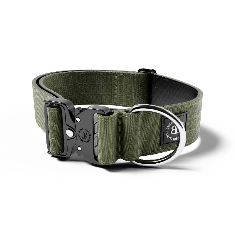 5cm Combat® Collar | NO Handle & Secure Clip - Khaki