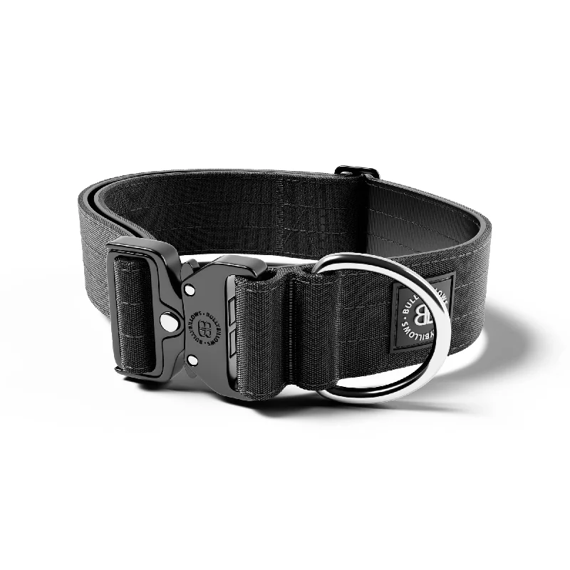 5cm Combat® Collar | NO Handle & Secure Clip - Black