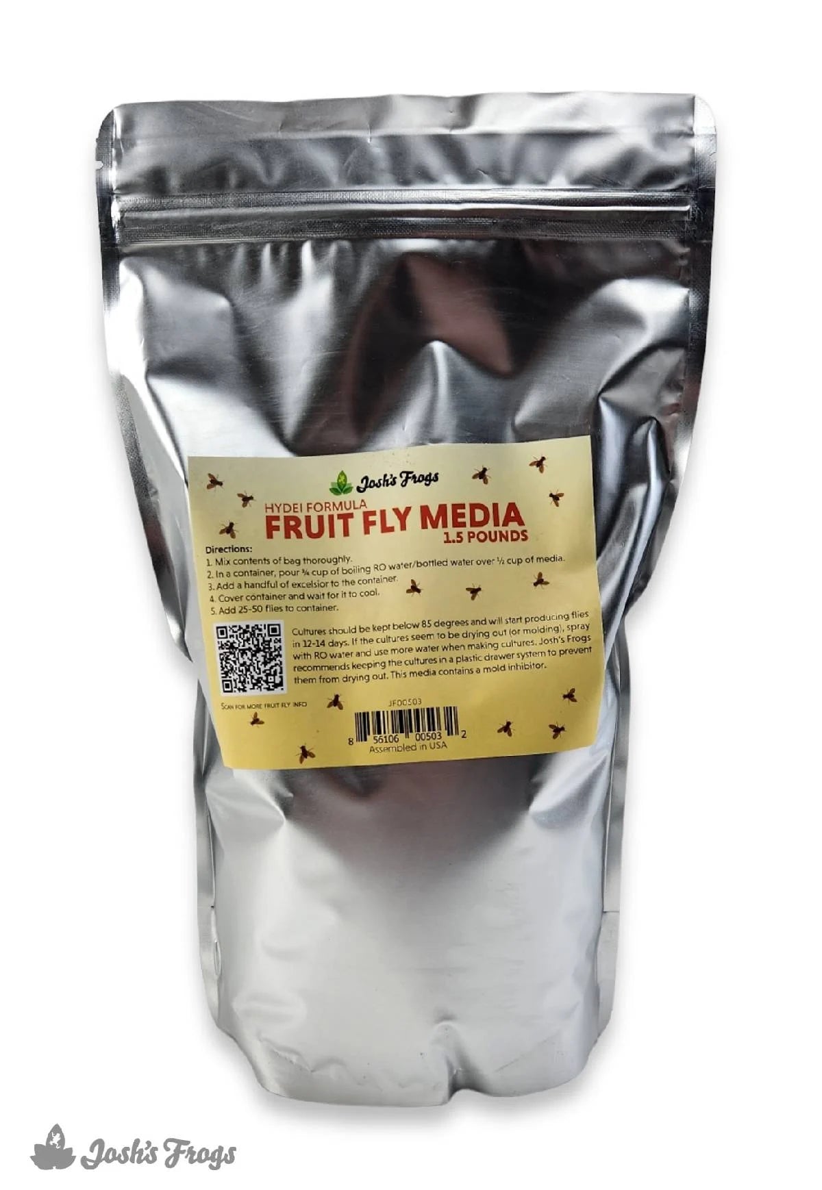 Josh's Frogs Hydei Fruit Fly Media