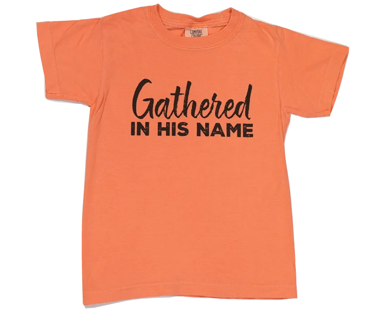 Youth Gathered In His Name T-Shirt (Melon)