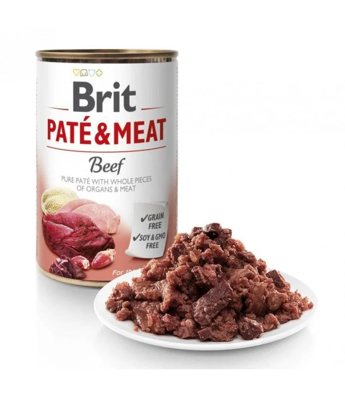 Brit Pate & Meat tins 400g - Beef