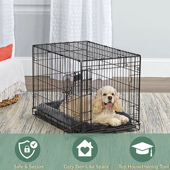 Midwest 1 Door Black Wire Dog Crates