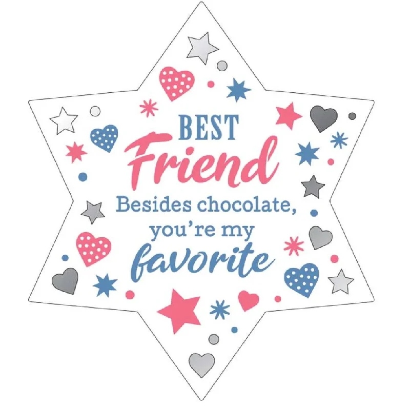 H & H Gifts : Reflective Star - Best Friend - Ornament