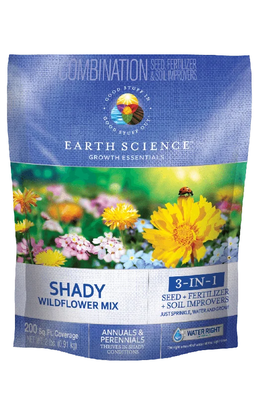 Earth Science All-In-One Shady Wildflower Seed Mix