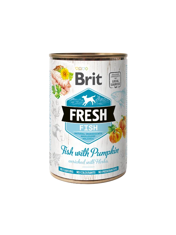 Brit Fresh tins 400g- Fish with Pumpkin