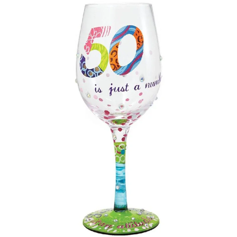 Lolita : Wine Glass - 50 Is Just a Number