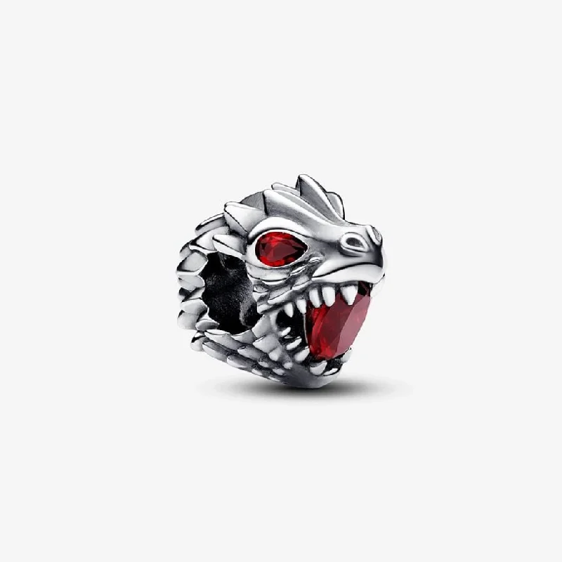 PANDORA : Game of Thrones Dragon Charm - Sterling Silver