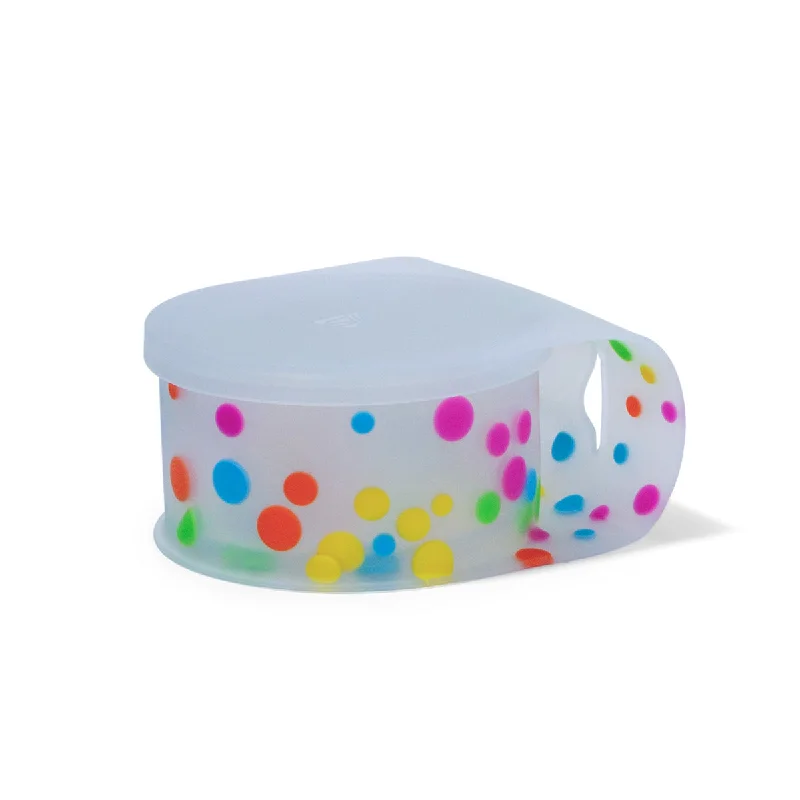 Silipint Silicone 30 oz Polka Dot Go Go Bowl