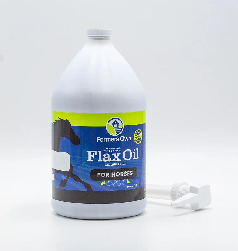 Farmers Own Flax Oil for Horses