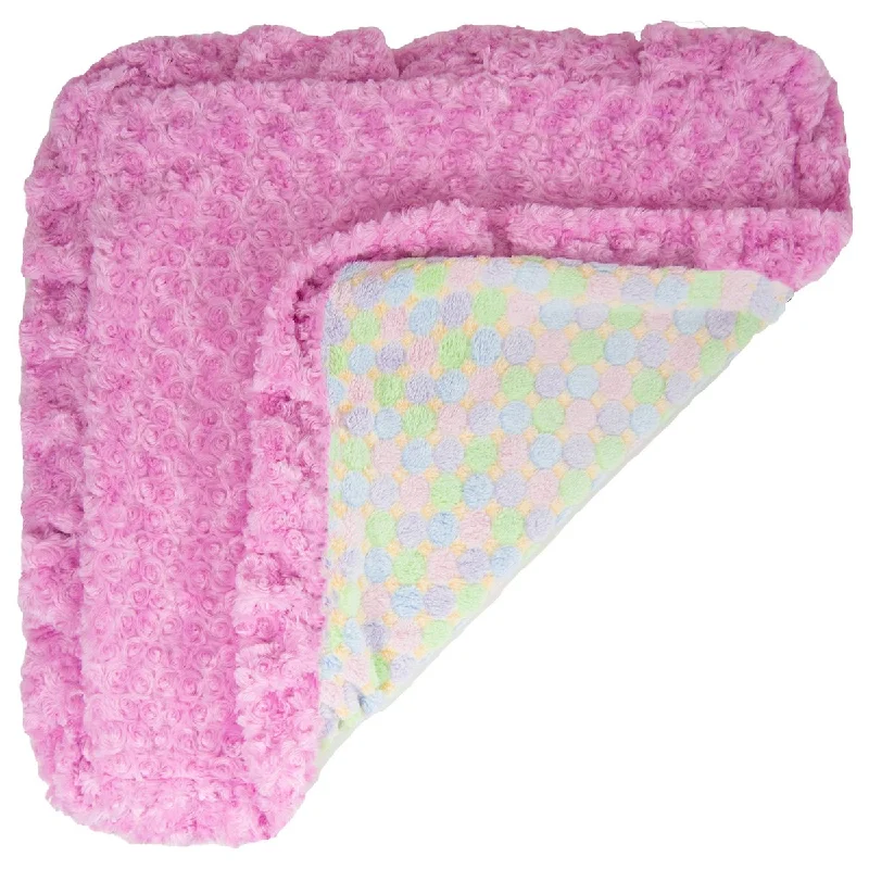 Faux Fur Dog Blanket Cotton Candy/Ice Cream