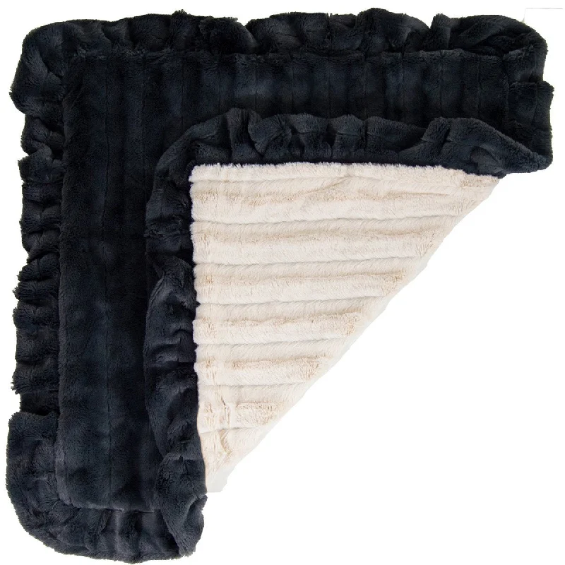 Faux Fur Dog Blanket Gravel Stone/Natural Beauty