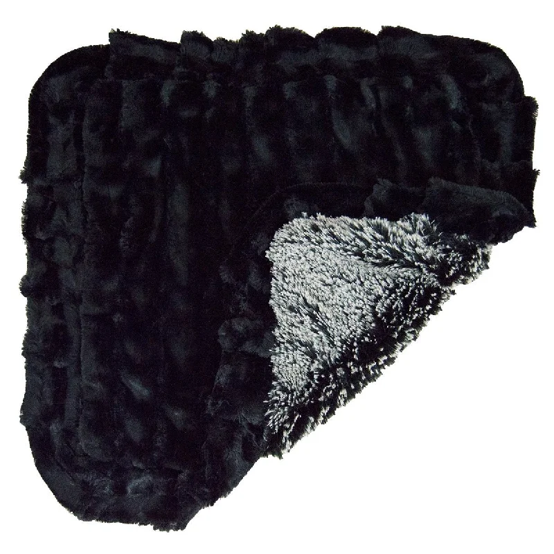 Faux Fur Dog Blanket Midnight Frost/Black Puma