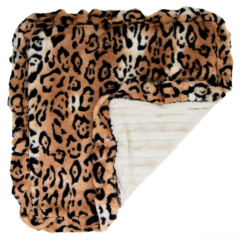 Faux Fur Dog Blanket Natural Beauty/Chepard