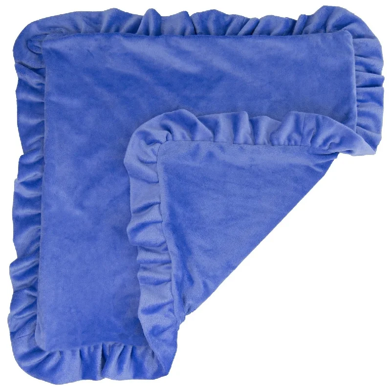 Faux Fur Dog Blanket Periwinkle