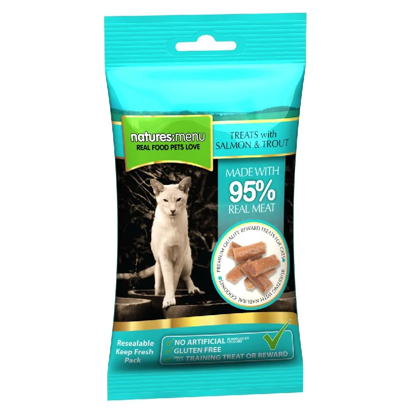 Natures Menu | Natural Cat Treats | Salmon & Trout - 60g