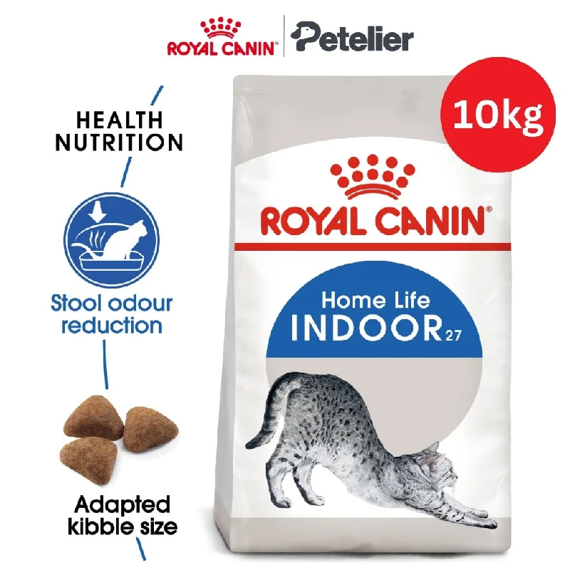 Royal Canin Indoor 27 10kg Adult Dry Cat Food - Feline Health Nutrition, Indoor27