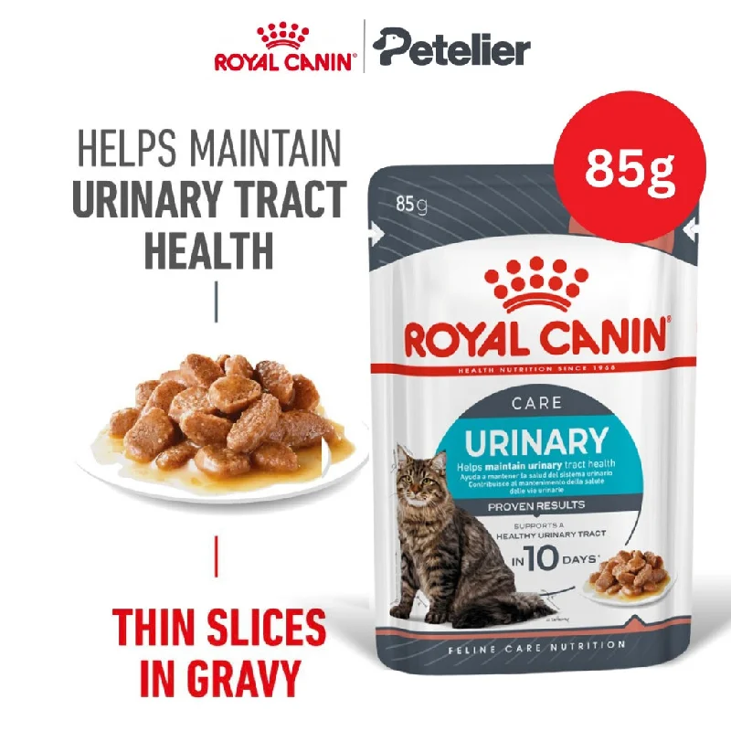 Royal Canin Urinary Care Gravy 85g Pouch Adult Wet Cat Food - Feline Care Nutrition