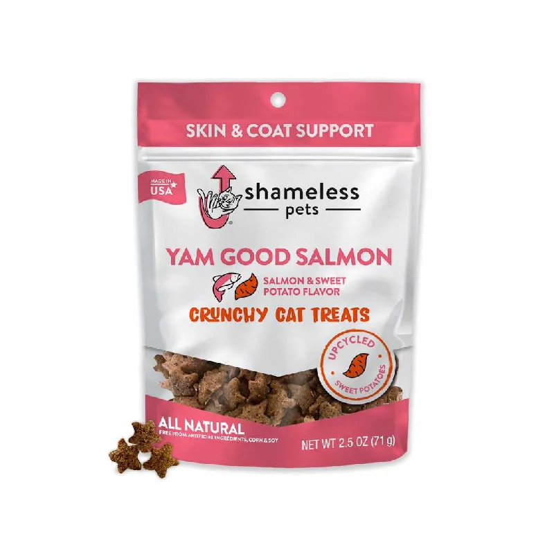 Shameless Pets Yam Good Salmon Crunchy Cat Treats