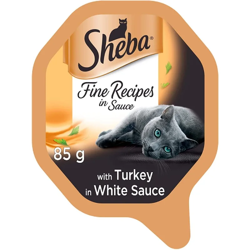 Sheba | Wet Cat Food Tray | Fine Recipes | Turkey in Sauce - 85g